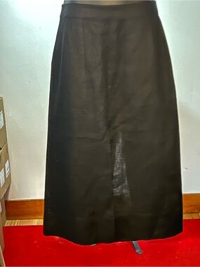 Banana Republic Black Maxi A-Line Skirt